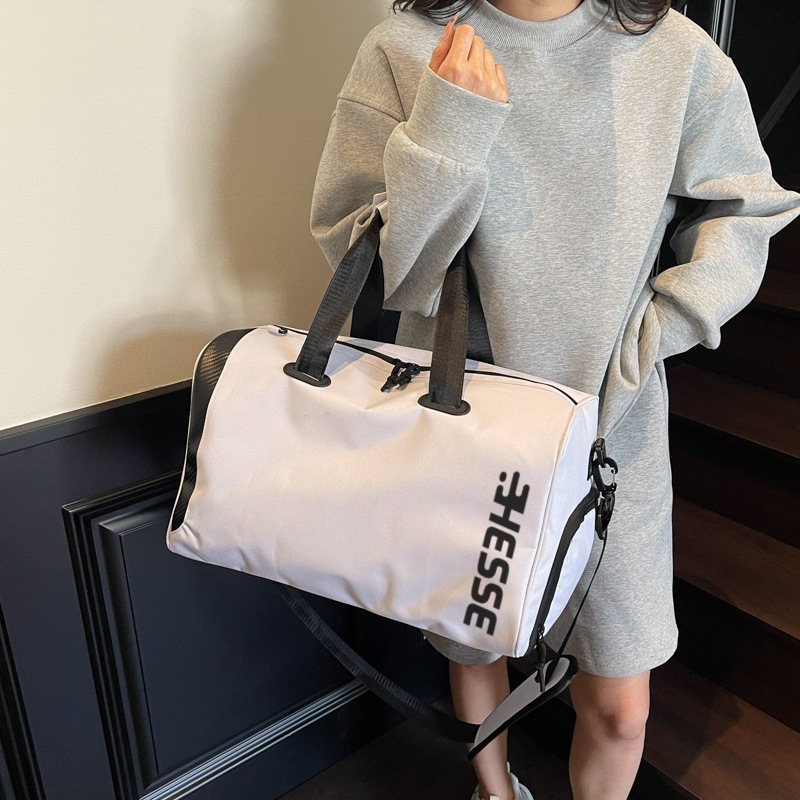 Short Trip Men's Large Capacity Women's Travel Hand Luggage Bag Dry Wet Separation Cycling Sports_voghion.com