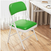 녹색-흰색 프레임 [가죽 표면]