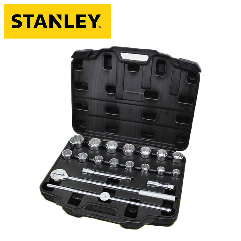 史丹利工具15件套19MM系列公制组套91-943-23C套筒棘轮扳手套装