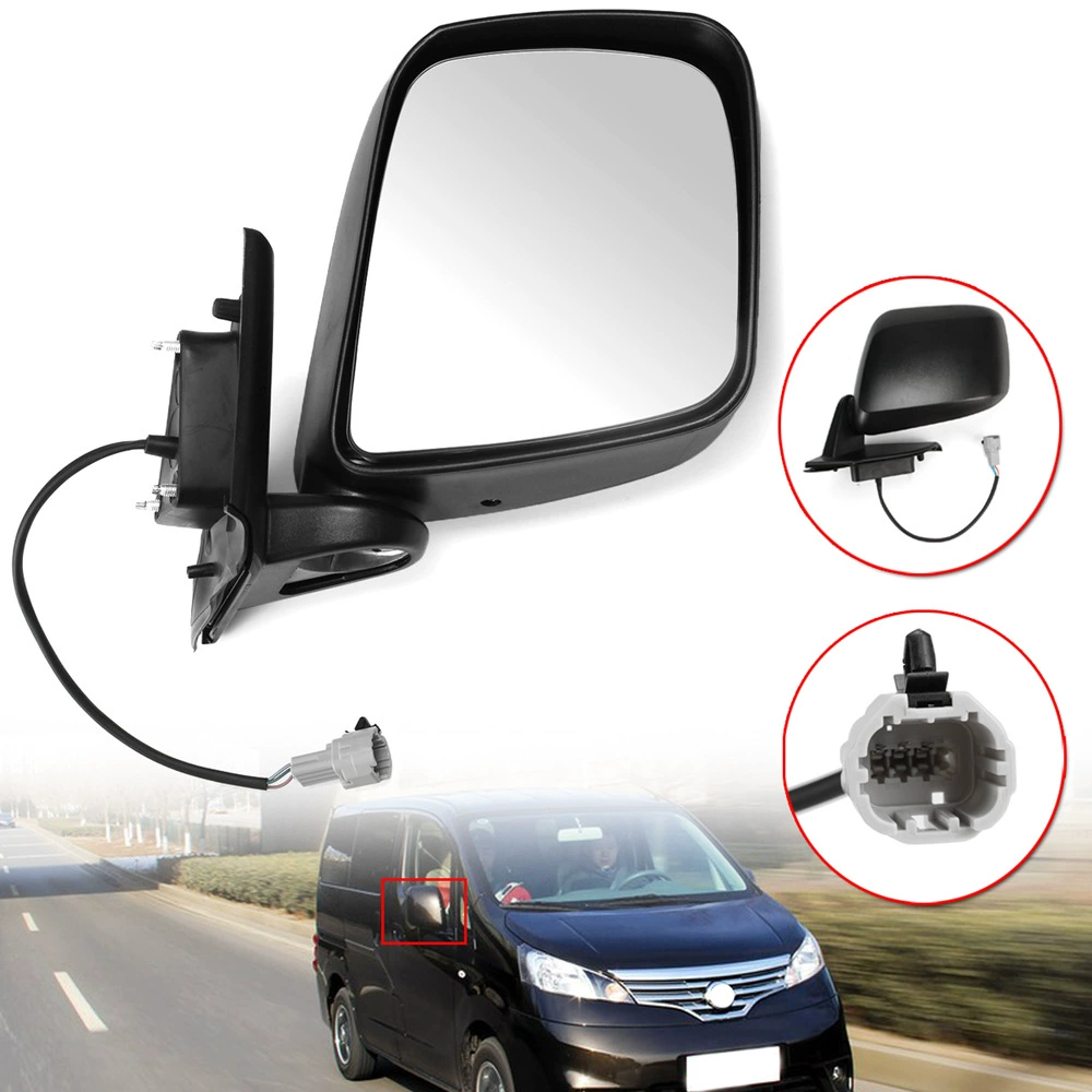 Подходит для сборки заднего зеркала Nissan NV200 2009-2021: электрическая складная трёхпутевая линия заднего зеркала