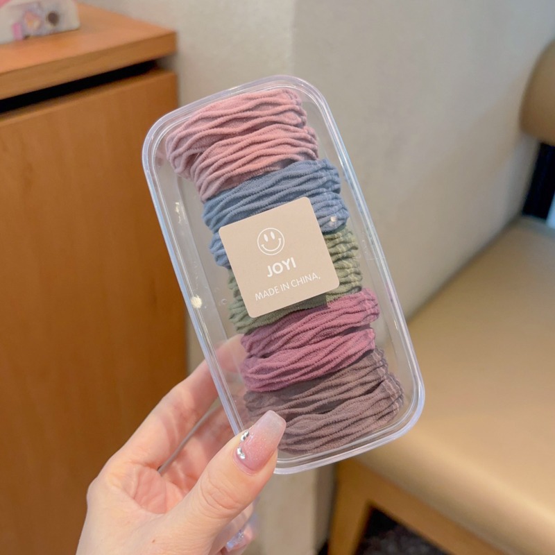 2024 nuevo cabello de cola de caballo de alta elasticidad para niñas no lastimar cabello de cabello de correa de cabello de correa de cabello de cabello duradero