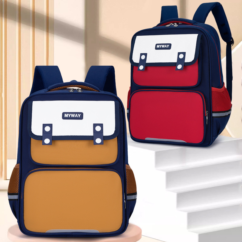 Mochila de clase de capacitación para niños personalizada logotipo impresa mochila de estudiantes de primaria grado 1 - 3 - 6 impresión de mochila image 4