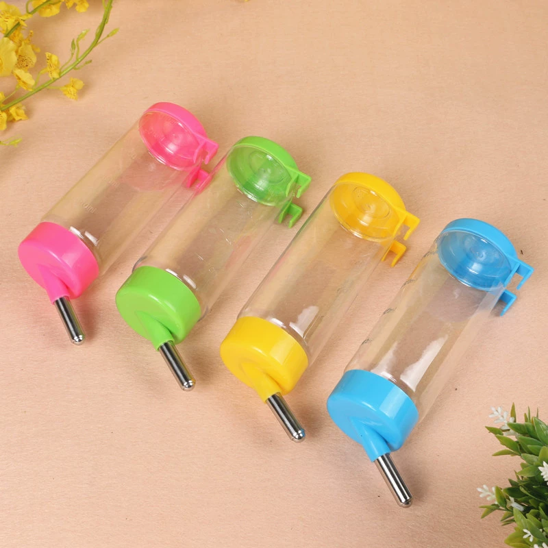 Маленький чайник для воды с шариком для домашних животных, чайник для воды с защитой от укусов, чайник для воды для домашних собак, подвесной чайник для воды