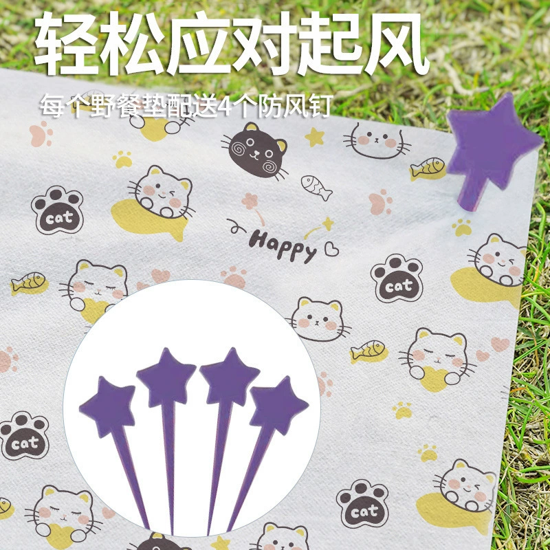 Д disposable travel waterproof beach floor mat for double for camping, increased thickness