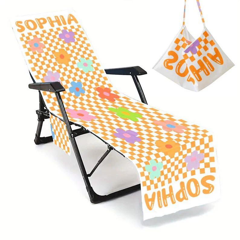 Цветы, доставка 2 дня, парусник, чехол для пляжного стула, шезлонг, полотенце, пляжное полотенце, сумка, 3D цифровая микрофибра