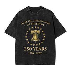 【欧码棉T】美国250周年美国250周年美国250周年美国250周年生日T