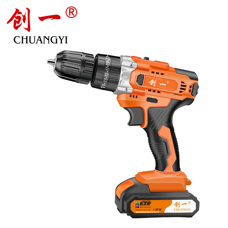 创一锂电手电钻家用21v小刚炮电动工具锂电钻电动钻手枪钻