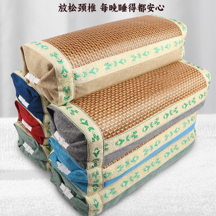 睡眠を助ける Qichun よもぎ枕、夏用枕、頚椎枕、家庭用骨枕、首枕、マット枕、卸売|undefined