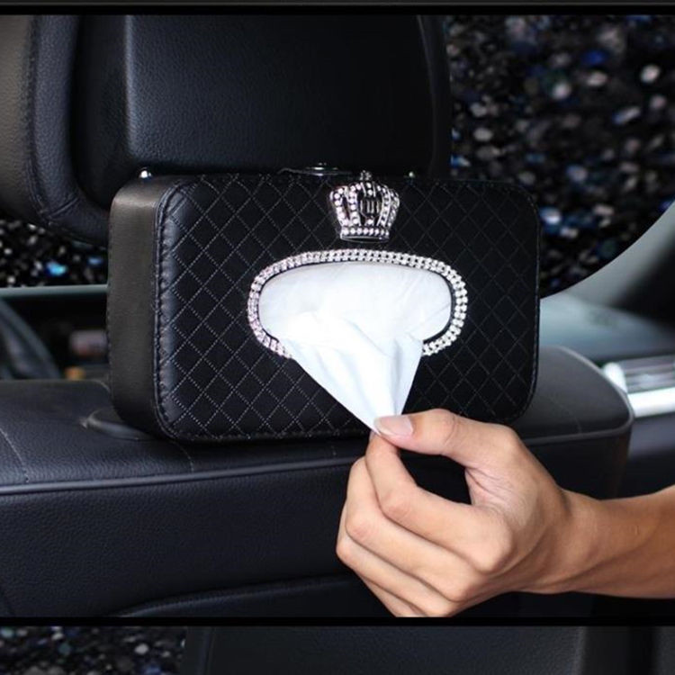 Императорская корона автомобиль насосные коробка женщина алмаз автомобиль ткань назад подвесной еда коробка салфеток бумажные полотенца набор
