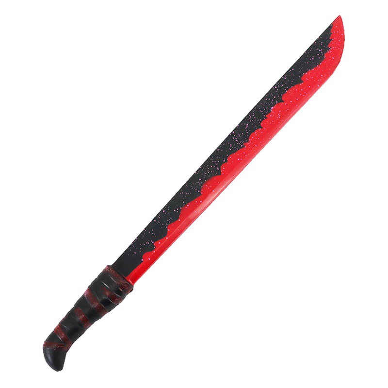 Хэллоуин моделирование крови нож кухонный нож вся камера побег ужас страшное оружие ПУ игрушка osplay реквизит