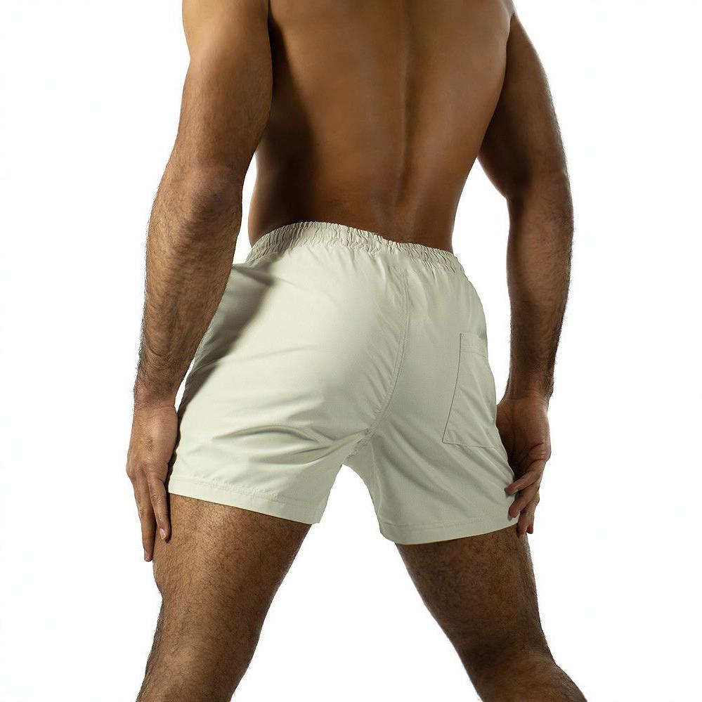 Pantalones deportivos de ocio de comercio exterior transfronterizo pantalones cortos de secado rápido de seda de hielo en verano pantalones cortos de fitness tendencia de carrera de tres puntos para hombres pantalones de Europa