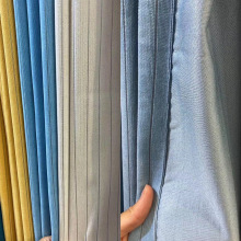 厚时代提花竖条加厚客卧室黑丝高遮光雪尼尔窗帘千鸟拼酒店会议室