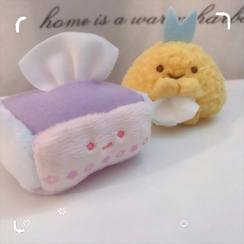 コーナーバイオニック面白いティッシュボックスぬいぐるみミニおもちゃ減圧人形かわいいデスクトップ装飾品|undefined
