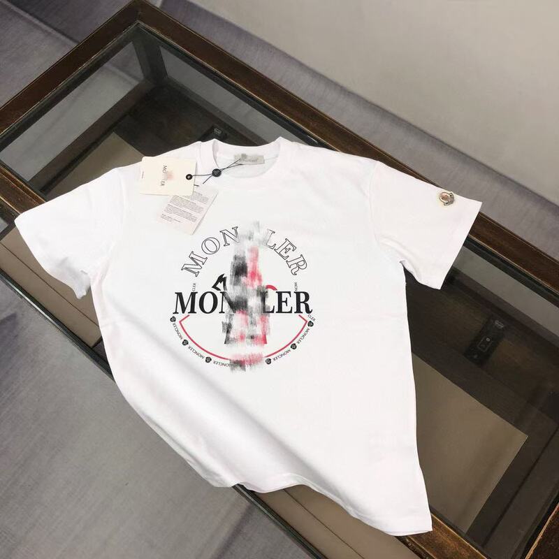 新型ヒップホップフロップモン蒙満印cler口マジックテープ半袖男女同一タイプtシャツカップル服|undefined