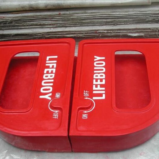 玻璃钢救生圈释放器救生圈快速释放装置左右一对存放器量大价优