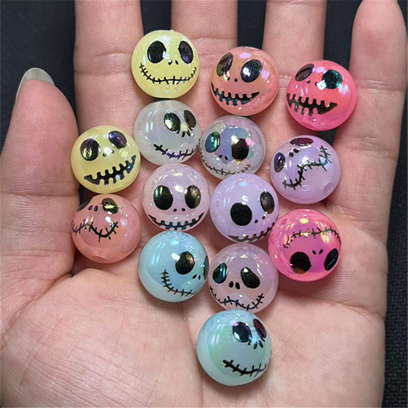ライブブロードキャストクロスボーダーホットセールハロウィンシリーズビーズDIYジュエリー携帯電話チェーンビーズペンおよびその他の手作りアクセサリー|undefined