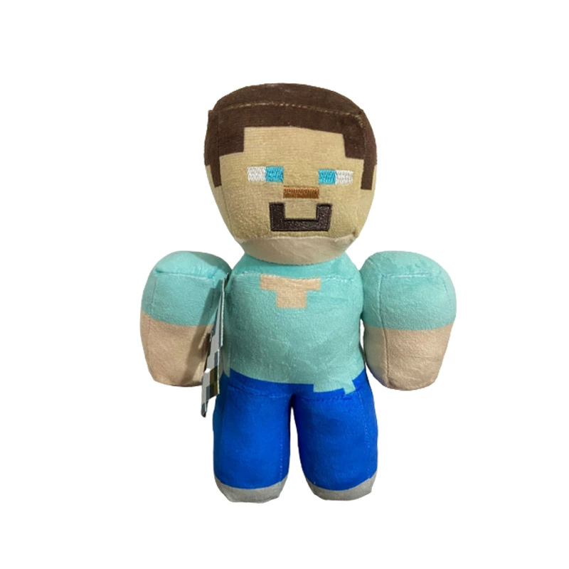 Plush Character Doll, Assorted Block-Style Figures, Multiple Sizes 18–33 cm, Vacuum Pack Option
