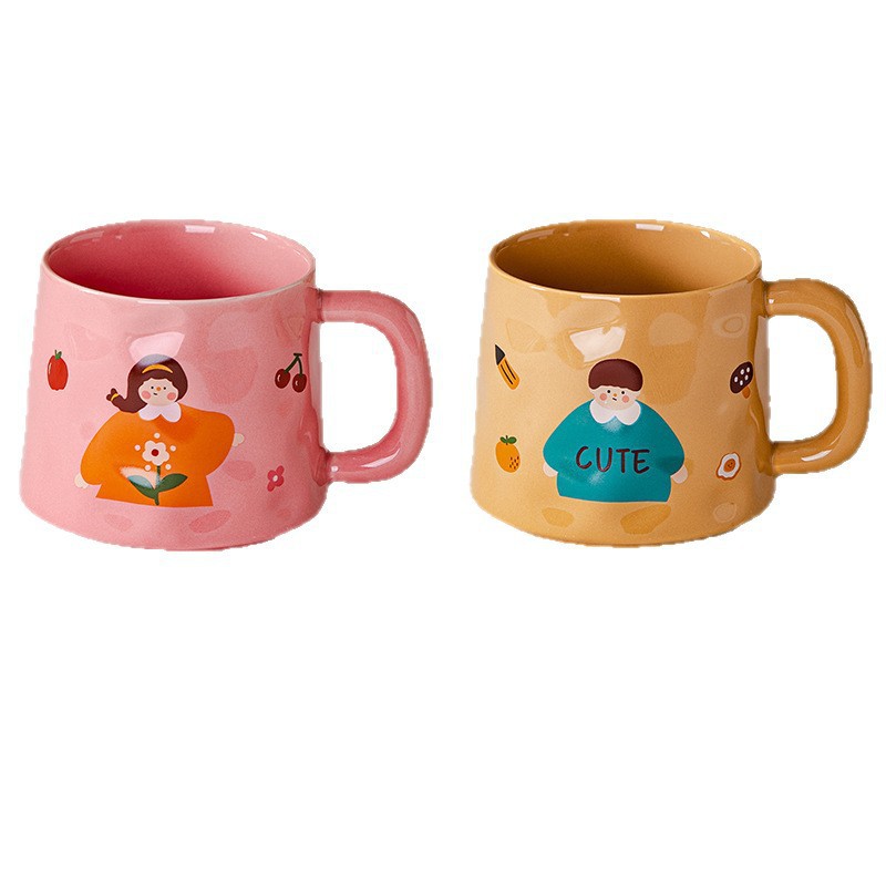 Taza de Cerámica Familiar Anime Resistente a Altas Temperaturas para Hogar