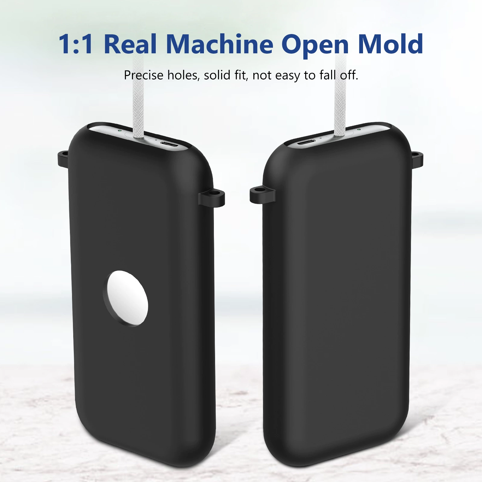 Suitable for Apple Vision pro accessories power supply silicone convenient diagonal anti-scratch and anti-scratch all-inclusive protective cover
