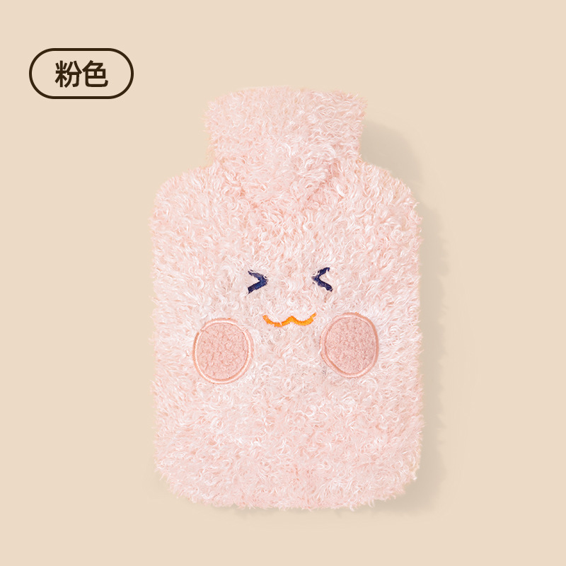 Bolsa de agua caliente riego gran Kapibala funda de tela de felpa inyección de agua calentador de manos vientre cálido bolsa de agua caliente de pvc al por mayor