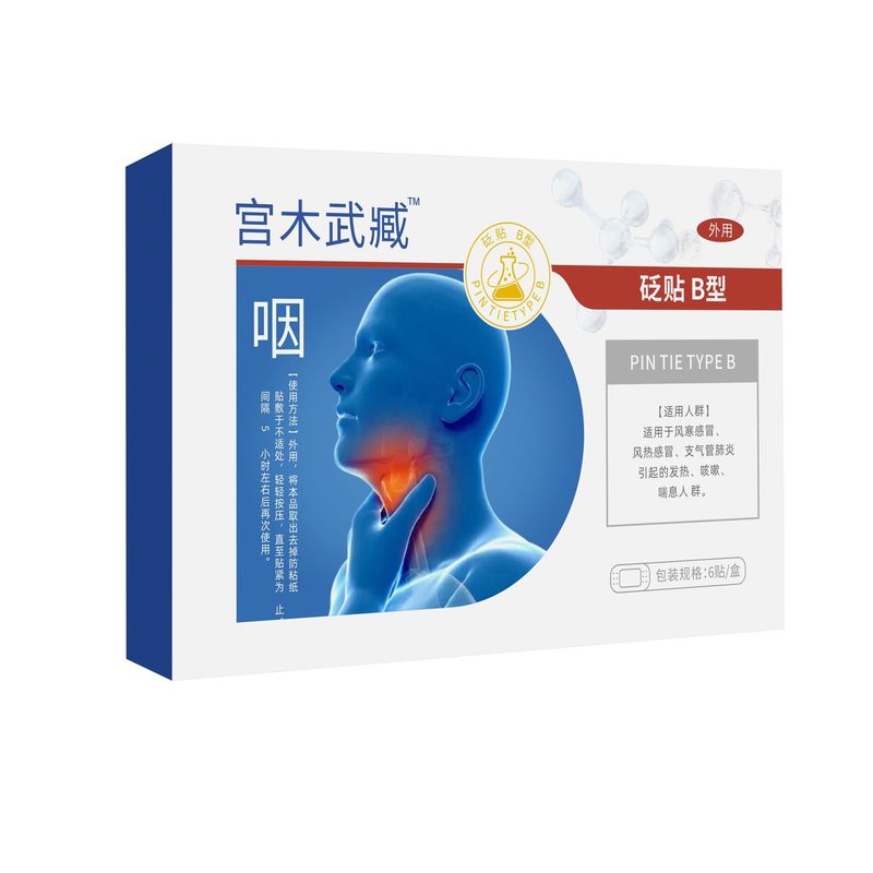 【常年热卖】咽喉贴6贴装医疗器械咽喉咽扁喉咙疼痛干涩 咽喉贴膏|undefined