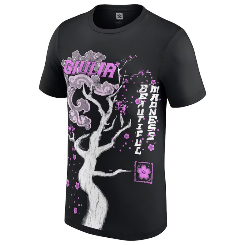 WWE Giulia Beautiful Madness T-shirt Black