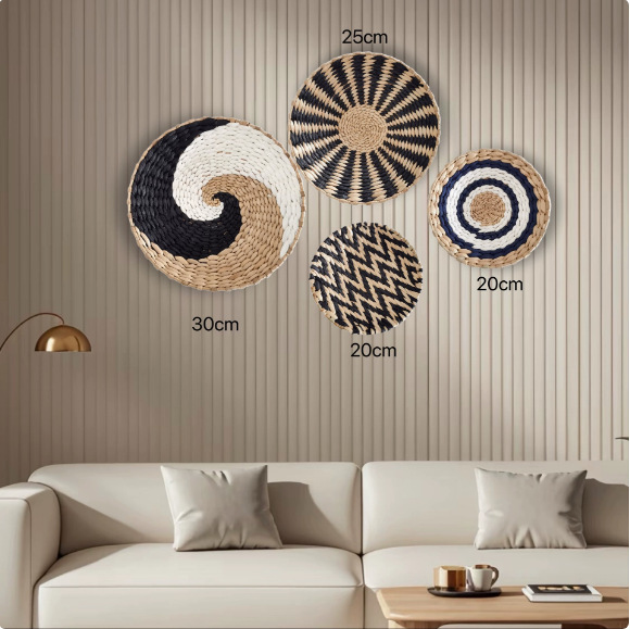 Decoración de Pared Tejida a Mano Estilo Pastoral para Restaurante y Paredes image 80