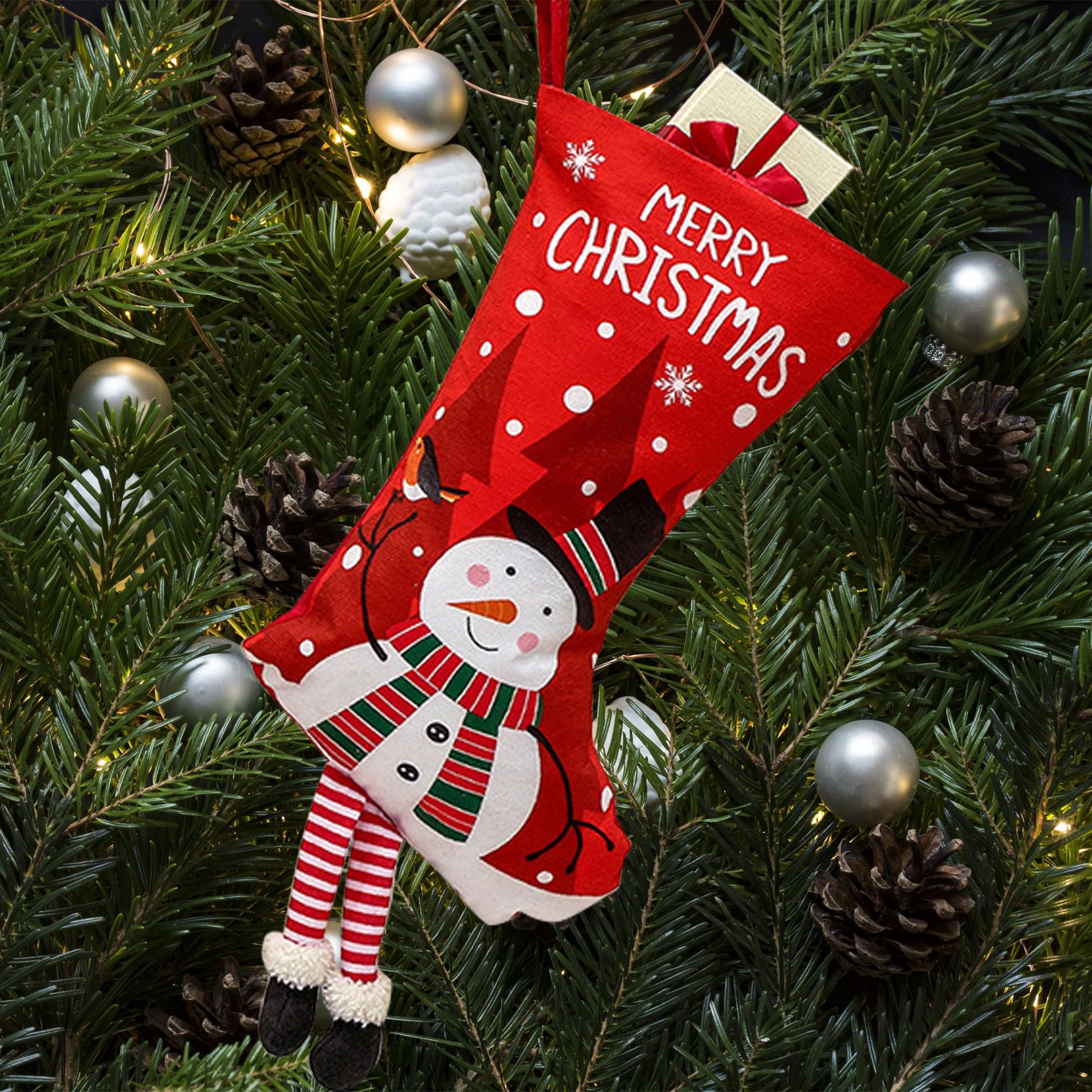 New Socks, Gift Socks Decorations, Christmas Tree Pendants, Candy Bags, Hanging Decorations_voghion.com