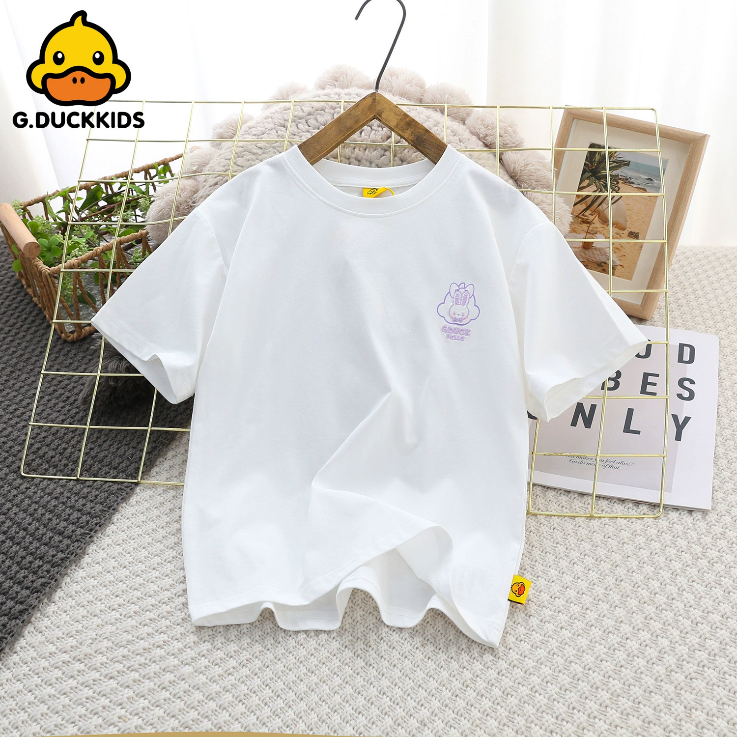 B.Duck, тонкая, приятная к телу футболка с коротким рукавом для отдыха, для подростков, 25 лет