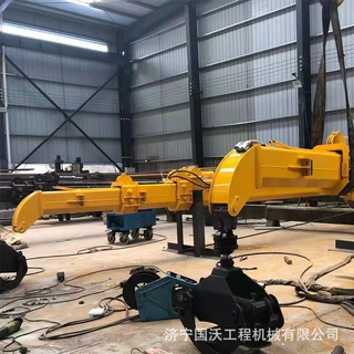 广西树林挖机拉山臂 臂拆楼臂 30米挖机伸缩臂厂家