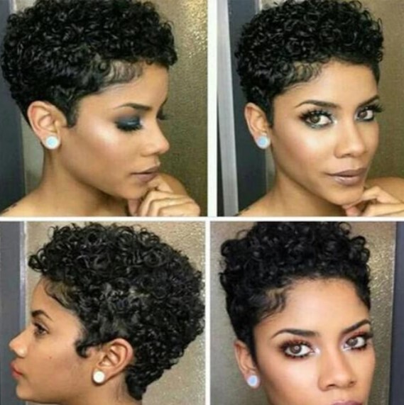 European and American Foreign trade wig explosion small volume fake hair African women's short hair brown wig head cover factory direct sales European and American Foreign trade wig explosion small volume fake hair African women's short hair brown wig head cover factory direct sales