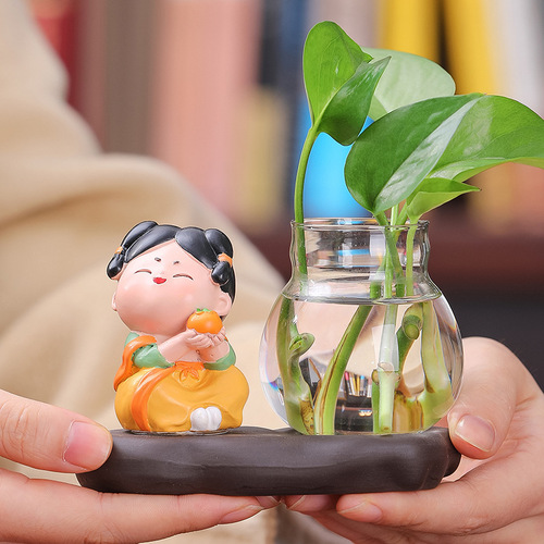 Creative cute Tang lady cartoon doll hydroponic ornaments home living room decoration wine cabinet office desk decoration