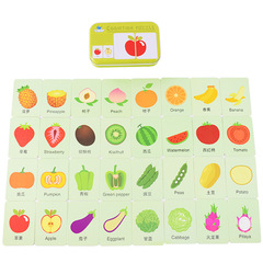 Montessori Early Education Iron Box Cognitive Matching Puzzle for Children, Baby Toys, Brain Development, for 1-2-3 Year Olds