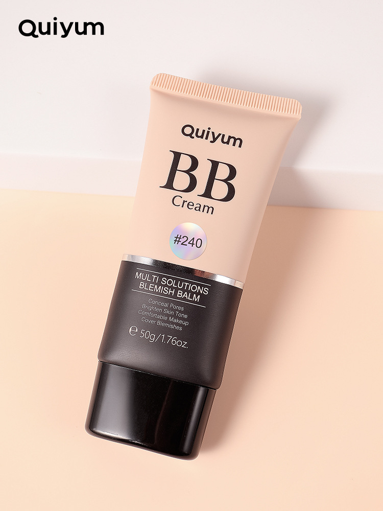 Cross-border QUIYUM BB Cream (Color Box) 50g Moisturizing Concealer without smudging manufacturer's stock wholesale undefined