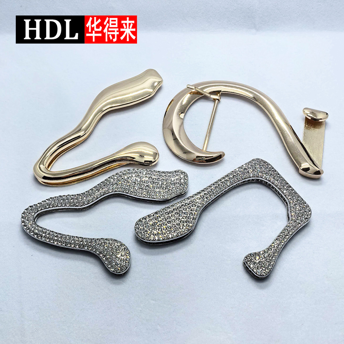 2025夏季欧美跨境女装新款时尚设计感蛇型水钻饰短裙抹胸上衣套装