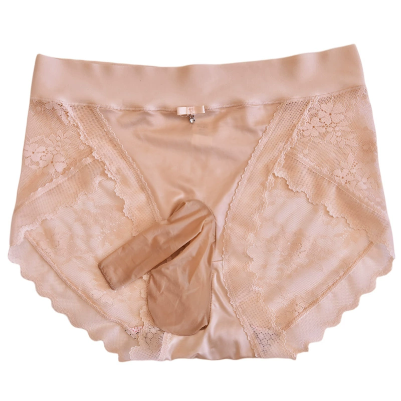 Женские ультратонкие silky кружевные стринги из сатина и кружева, плюс-сайз, несколько цветов (L–XL)
