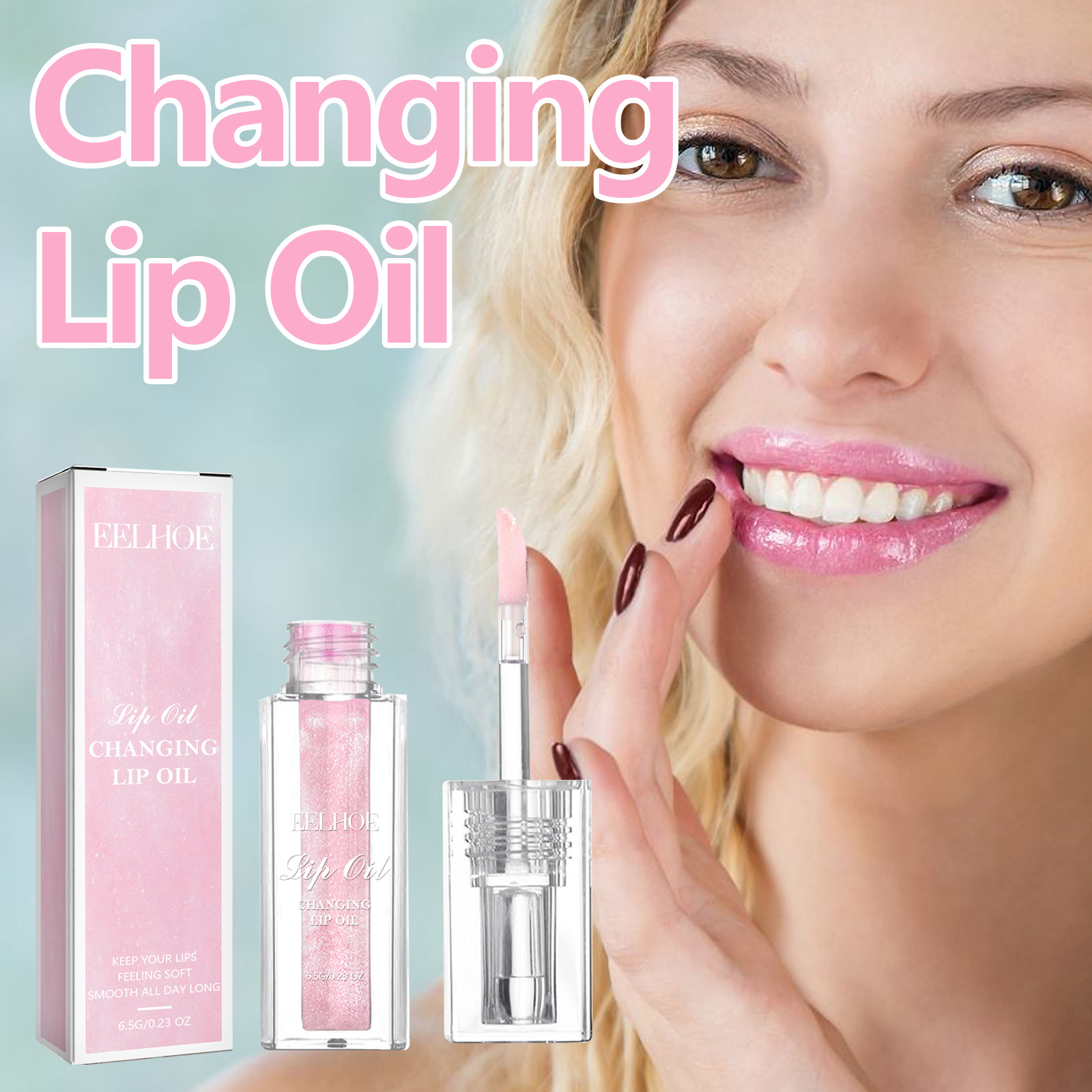 Color Changing Lip Protection Oil Lightens smoothes fine lines on the lips, moisturizes prevents dryness,_voghion.com