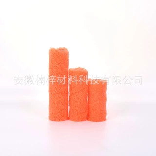 厂家直销滚筒刷毛套刷头橘红色批发定制乳胶漆家装刷漆工具辅料
