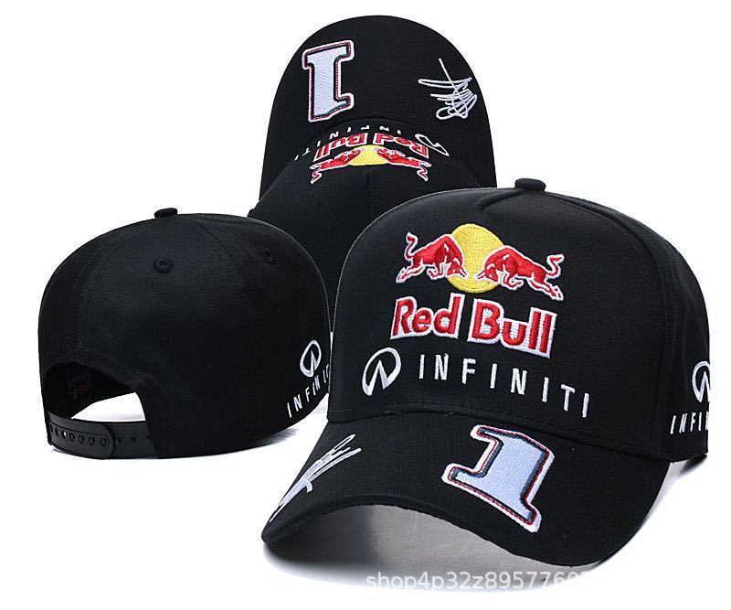 【RedBull红牛帽子网帽】户外鸭舌帽平沿赛车F1机车队运动棒球帽|undefined