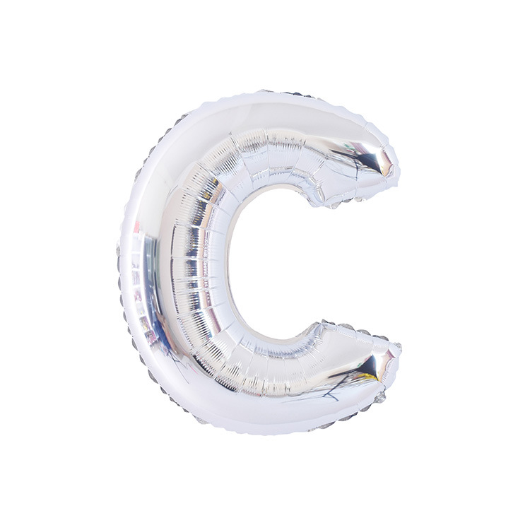 32 pulgadas 40 pulgadas 16 pulgadas inglés carta globo de aluminio fiesta de cumpleaños decoración de la boda papel de aluminio globo escena diseño