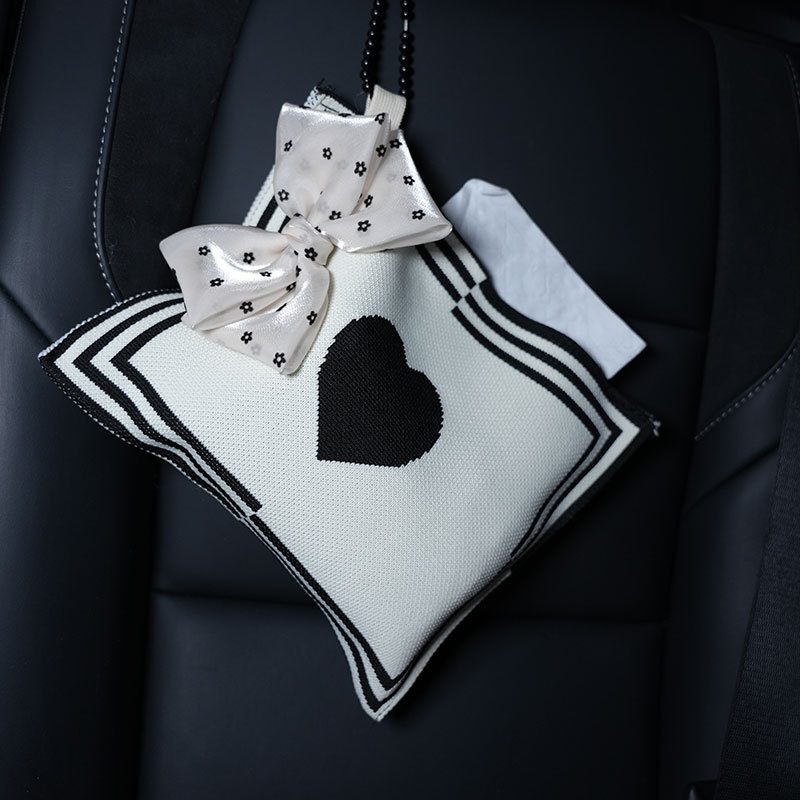 Car tissue box/set | Biqi Bixing Box Doll Creative - love-version-polka-dot-butterfly