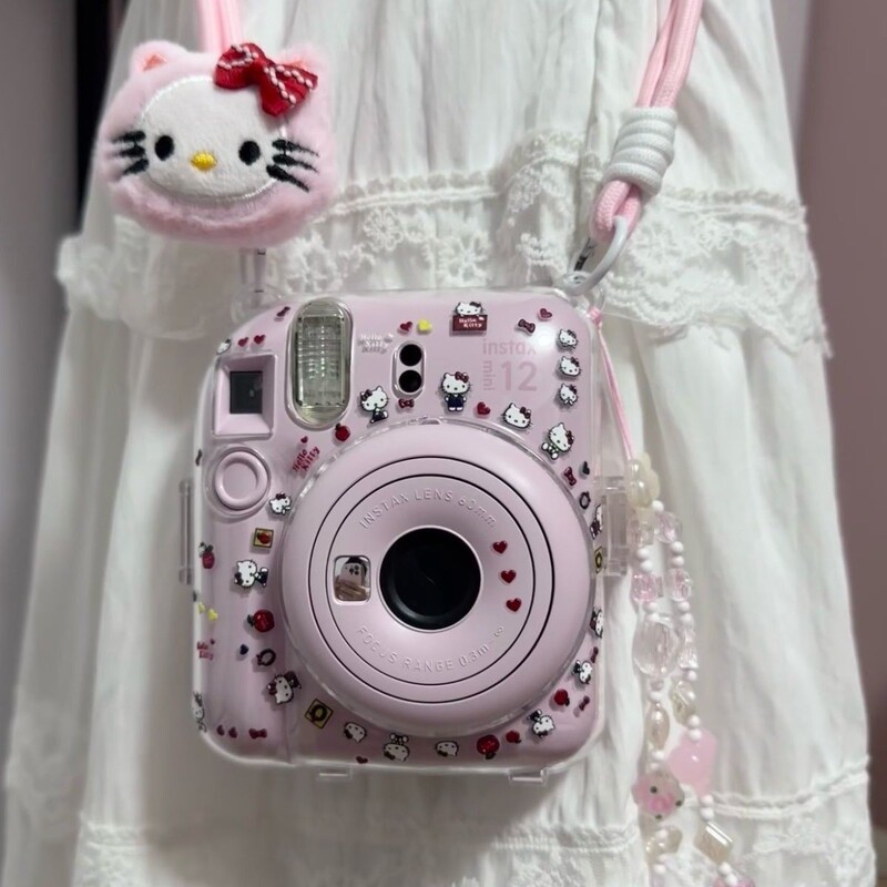 Mini12 Transparent Shell Instax Crystal Shell Stand Hard Shell Camera Protection Chain Mini12 Transparent Shell Instax Crystal Shell Stand Hard Shell Camera Protection Chain
