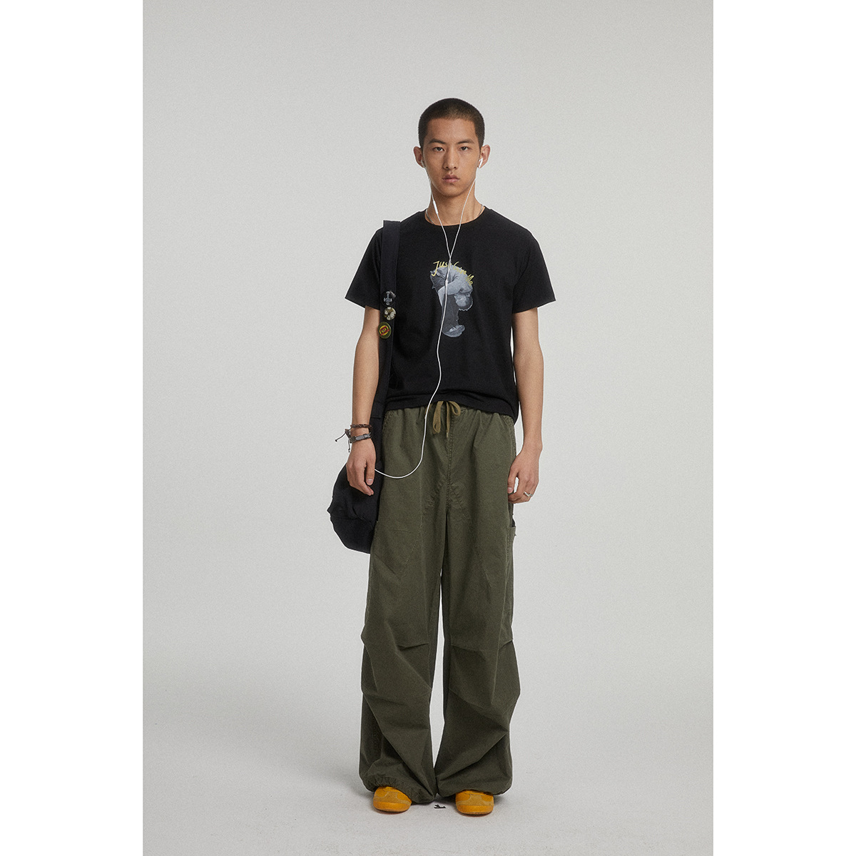 OUSWE China-Chic washed used overalls men's loose and versatile straight casual trousers deck pants RK67_voghion.com