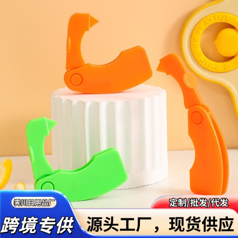 Japanese Multifunctional Orange Peeler Folding Peeling Knife Orange Opener Orange Peeler Peeling Tool