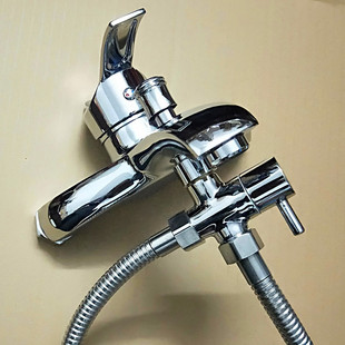 Copper Water Distributor One into Two, One into Two Out Faucet Shower Valve Water Diverter Valve Connection Shower Pipe Three-Way Joint