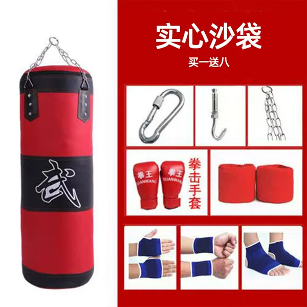 Solid boxing punching bag, kickboxing punching bag, home-use hanging taekwondo punching bag, adult and children's training punching bag, wholesale