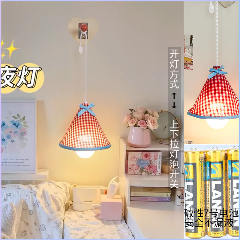 かわいいフォレストナイトライト寝室女の子睡眠かわいいワイヤレスルームナイトベッドサイド雰囲気ライト壁掛けランプ|undefined