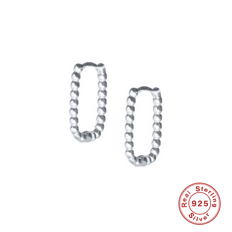 Estilo europeo y americano, uso simple, plata de ley s925, ocho estrellas, amor, pendientes de colgante de perlas irregulares brillantes