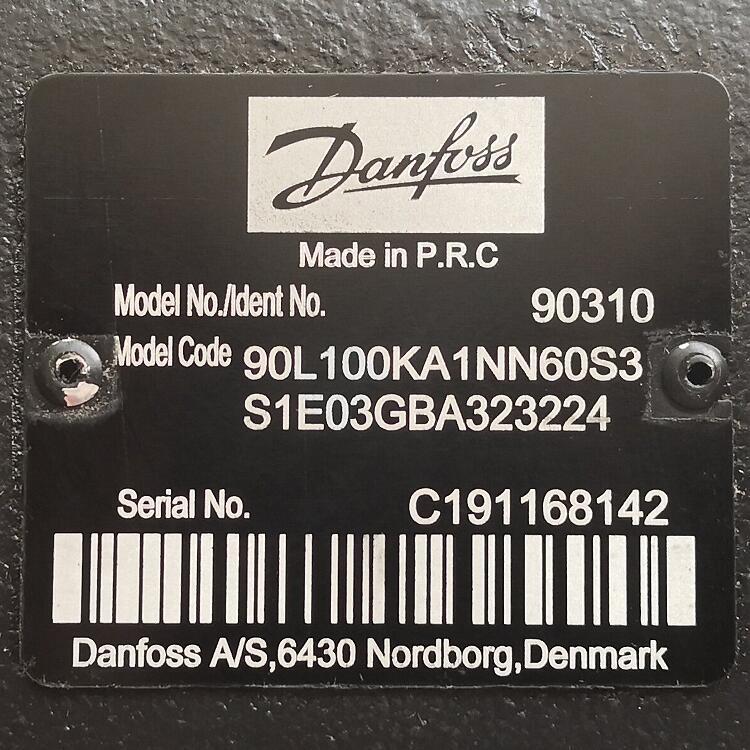 90L100KA1NN60S3S1E03GBA323224 # Danfoss//丹佛斯，液压泵