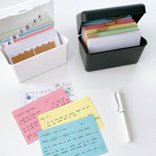 美式四寸4寸便签卡横线索引卡230g加厚卡片加大尺寸10.2*15.2cm